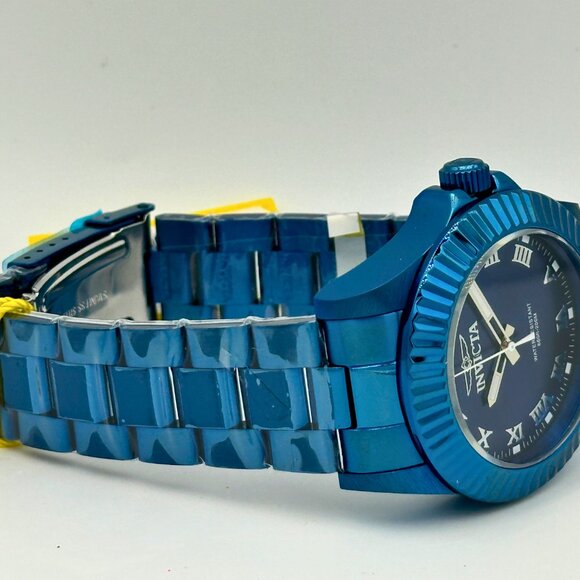 Invicta 37409 Pro Diver 44mm Turquoise Blue Quartz Stainless Steel Watch NEW - Picture 5 of 9